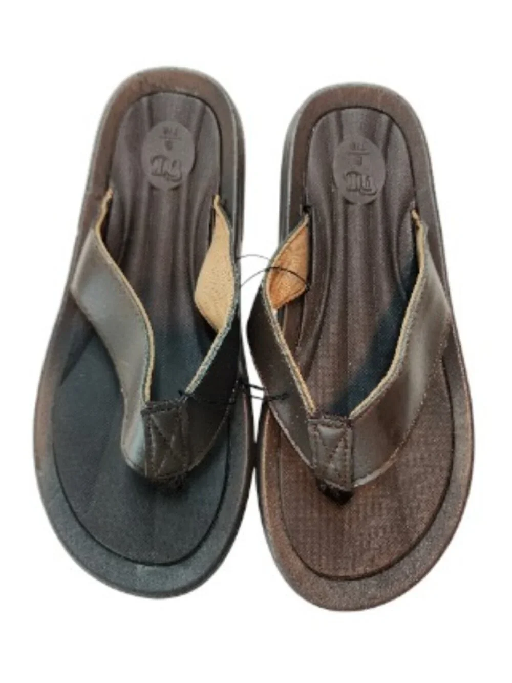 OT Revolution Men's Flip Flops Sandals Shoes Brown Size 7/8